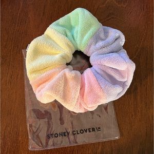Stoney Clover Lane Rainbow Terry Scrunchie